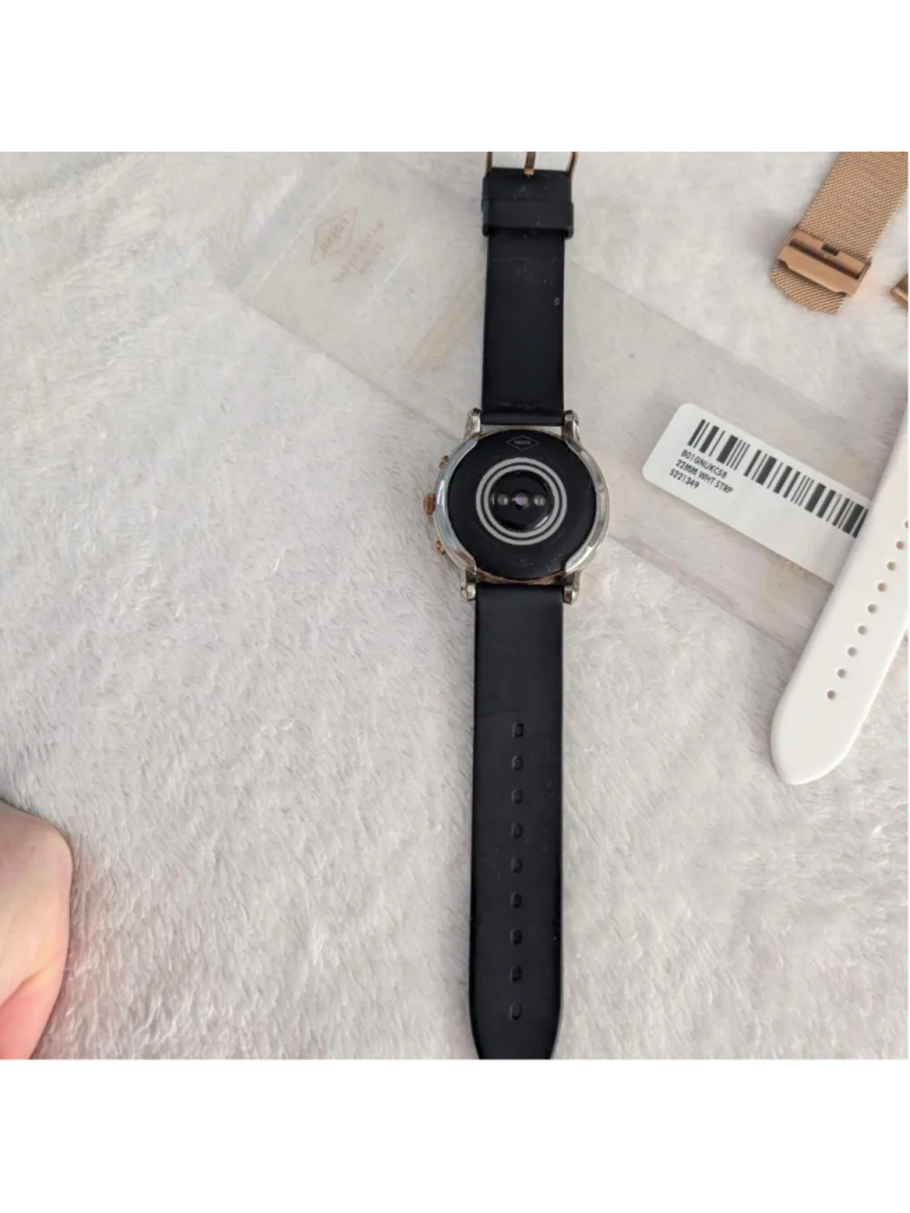 Fossil Julianna HR Rose Gold Black Smartwatch